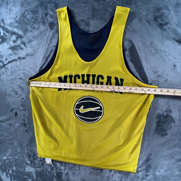 Nike Basketball Jersey Men XL Vintage USA University Michigan Wolverines Webber - Picture 6 of 10